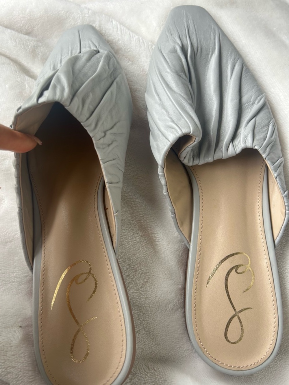 Sam Edelman Cecilia Women’s Leather Slip-On Mules - Picture 4 of 4